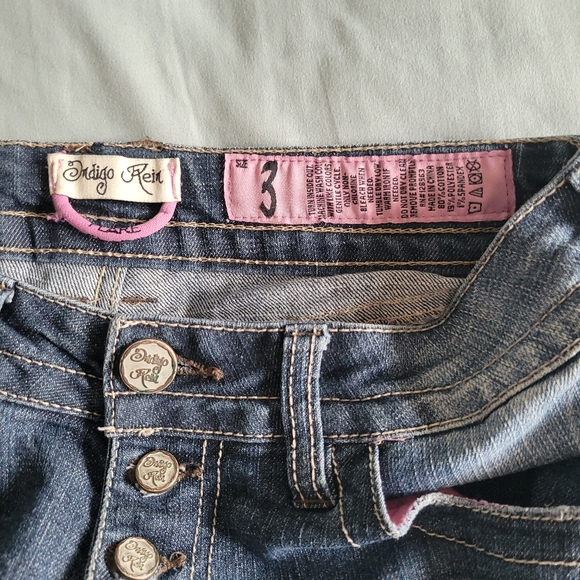 Indigo Rein size 3 flare jeans - Picture 7 of 7